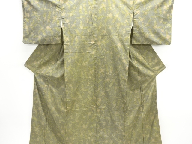 JAPANESE KIMONO / OMESHI / NISHIJIN-ORI / WOVEN FLOWER